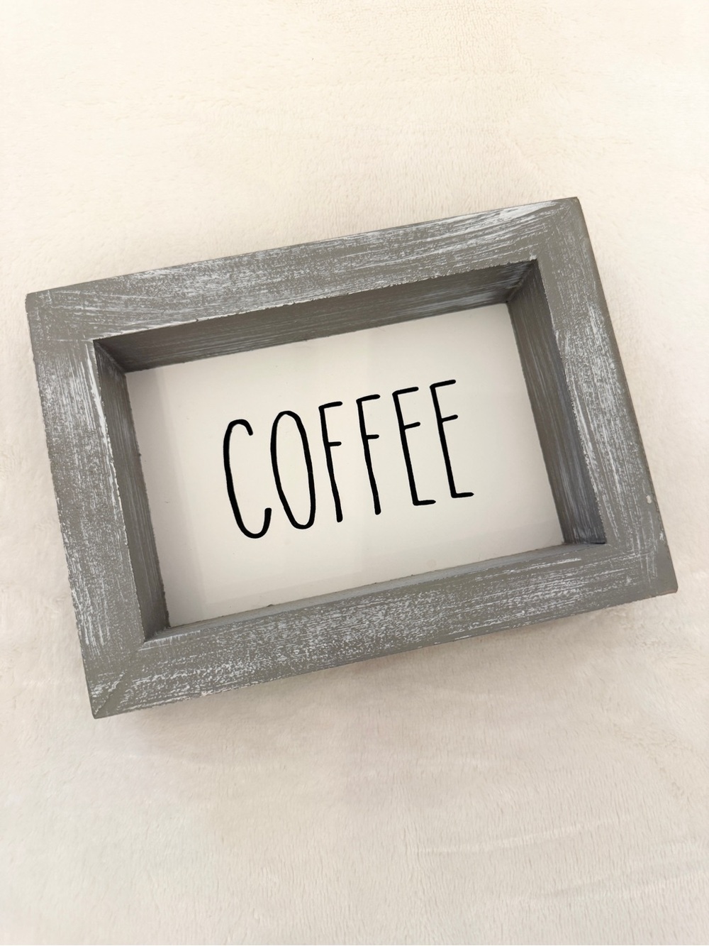 Coffee Framed Sign - Rustic Home Accent